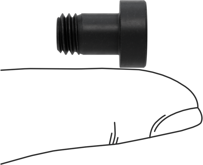 Alaşımlı Çelik Düşük Profilli Soket Başlı Vida, Girintili Altıgen, Siyah Oksit 8.8 Çelik, M8 x 1.25mm, 12 mm Uzunluk