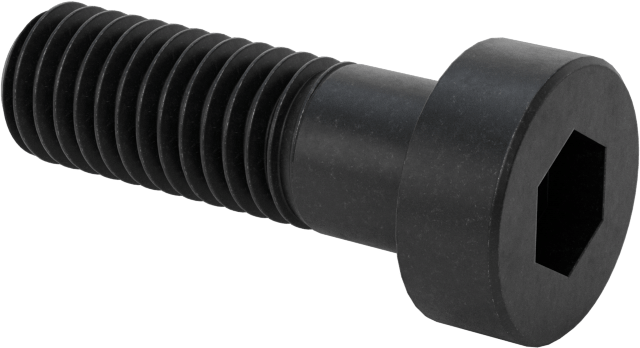 Alaşımlı Çelik Düşük Profilli Soket Başlı Vida, Girintili Altıgen, Siyah Oksit 8.8 Çelik, M8 x 1.25mm, 25 mm Uzunluk
