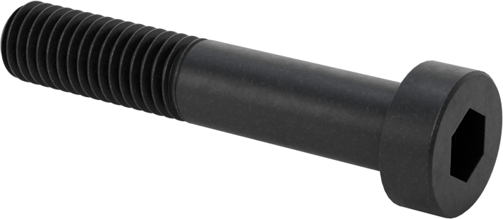 Alaşımlı Çelik Düşük Profilli Soket Başlı Vida, Girintili Altıgen, Siyah Oksit 8.8 Çelik, M8 x 1.25mm, 45 mm Uzunluk