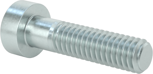 Alaşımlı Çelik Düşük Profilli Soket Başlı Vida, Girintili Altıgen, Çinko Kaplı 8.8 Çelik, M4 x 0.7mm, 16 mm Uzunluk