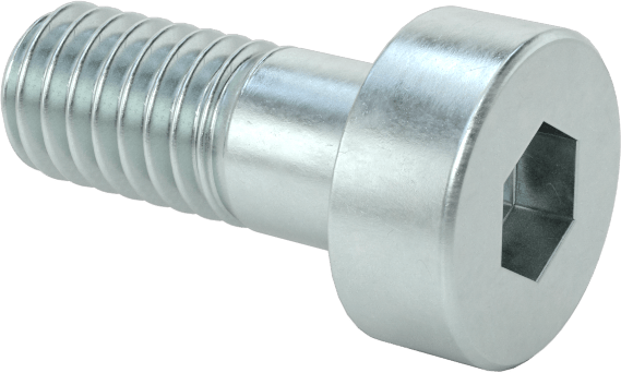 Alaşımlı Çelik Düşük Profilli Soket Başlı Vida, Girintili Altıgen, Çinko Kaplı 8.8 Çelik, M4 x 0.7mm, 10 mm Uzunluk