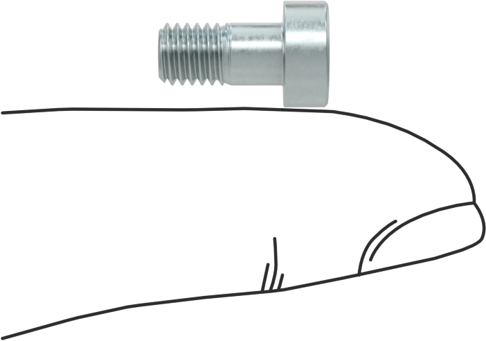 Alaşımlı Çelik Düşük Profilli Soket Başlı Vida, Girintili Altıgen, Çinko Kaplı 8.8 Çelik, M5 x 0.8mm, 10 mm Uzunluk