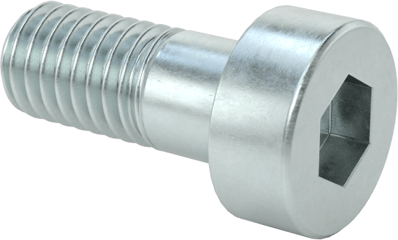 Alaşımlı Çelik Düşük Profilli Soket Başlı Vida, Girintili Altıgen, Çinko Kaplı 8.8 Çelik, M5 x 0.8mm, 12 mm Uzunluk