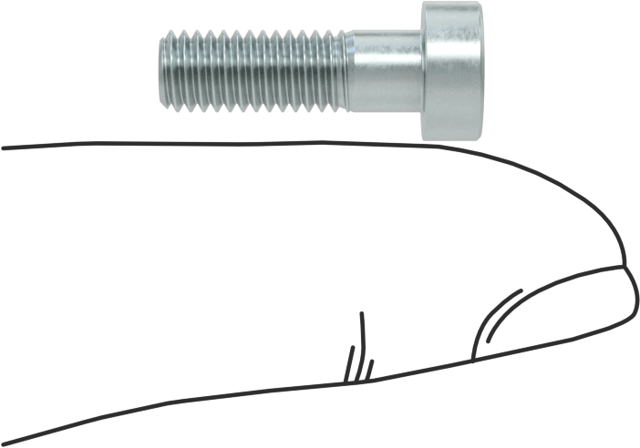 Alaşımlı Çelik Düşük Profilli Soket Başlı Vida, Girintili Altıgen, Çinko Kaplı 8.8 Çelik, M5 x 0.8mm, 16 mm Uzunluk