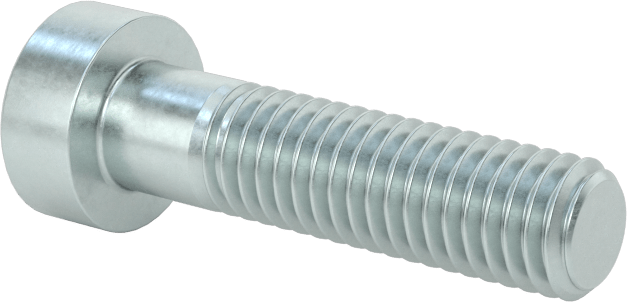 Alaşımlı Çelik Düşük Profilli Soket Başlı Vida, Girintili Altıgen, Çinko Kaplı 8.8 Çelik, M5 x 0.8mm, 20 mm Uzunluk