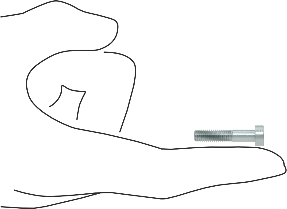 Alaşımlı Çelik Düşük Profilli Soket Başlı Vida, Girintili Altıgen, Çinko Kaplı 8.8 Çelik, M5 x 0.8mm, 25 mm Uzunluk