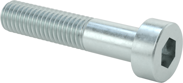 Alaşımlı Çelik Düşük Profilli Soket Başlı Vida, Girintili Altıgen, Çinko Kaplı 8.8 Çelik, M5 x 0.8mm, 25 mm Uzunluk