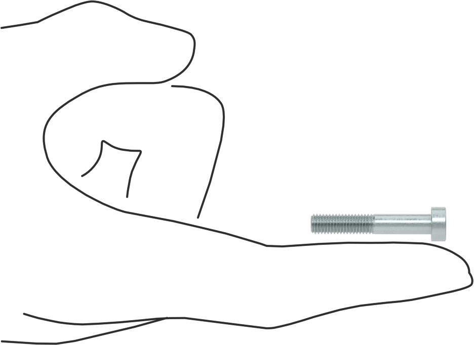 Alaşımlı Çelik Düşük Profilli Soket Başlı Vida, Girintili Altıgen, Çinko Kaplı 8.8 Çelik, M5 x 0.8mm, 30 mm Uzunluk