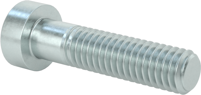 Alaşımlı Çelik Düşük Profilli Soket Başlı Vida, Girintili Altıgen, Çinko Kaplı 8.8 Çelik, M6 x 1mm, 25 mm Uzunluk
