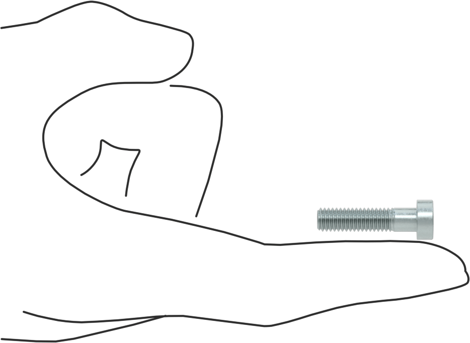 Alaşımlı Çelik Düşük Profilli Soket Başlı Vida, Girintili Altıgen, Çinko Kaplı 8.8 Çelik, M6 x 1mm, 25 mm Uzunluk