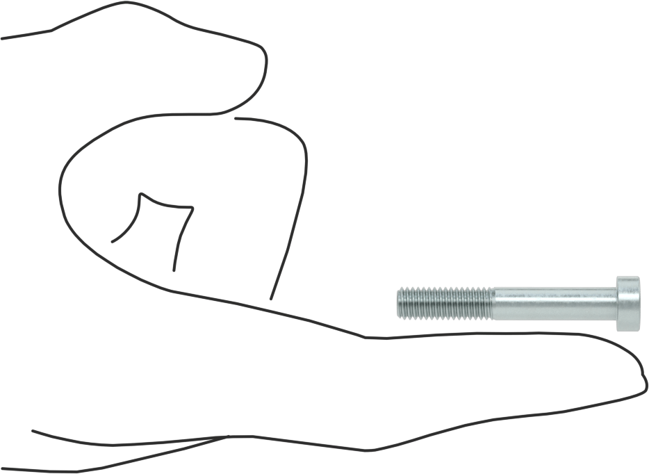 Alaşımlı Çelik Düşük Profilli Soket Başlı Vida, Girintili Altıgen, Çinko Kaplı 8.8 Çelik, M6 x 1mm, 40 mm Uzunluk