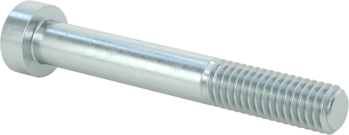 Alaşımlı Çelik Düşük Profilli Soket Başlı Vida, Girintili Altıgen, Çinko Kaplı 8.8 Çelik, M6 x 1mm, 45 mm Uzunluk