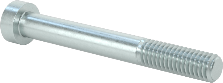 Alaşımlı Çelik Düşük Profilli Soket Başlı Vida, Girintili Altıgen, Çinko Kaplı 8.8 Çelik, M6 x 1mm, 50 mm Uzunluk