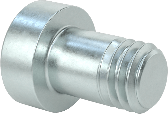 Alaşımlı Çelik Düşük Profilli Soket Başlı Vida, Girintili Altıgen, Çinko Kaplı 8.8 Çelik, M8 x 1.25mm, 12 mm Uzunluk