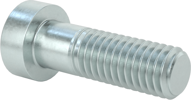 Alaşımlı Çelik Düşük Profilli Soket Başlı Vida, Girintili Altıgen, Çinko Kaplı 8.8 Çelik, M8 x 1.25mm, 25 mm Uzunluk