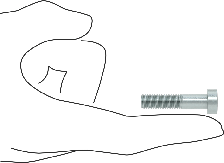 Alaşımlı Çelik Düşük Profilli Soket Başlı Vida, Girintili Altıgen, Çinko Kaplı 8.8 Çelik, M8 x 1.25mm, 35 mm Uzunluk