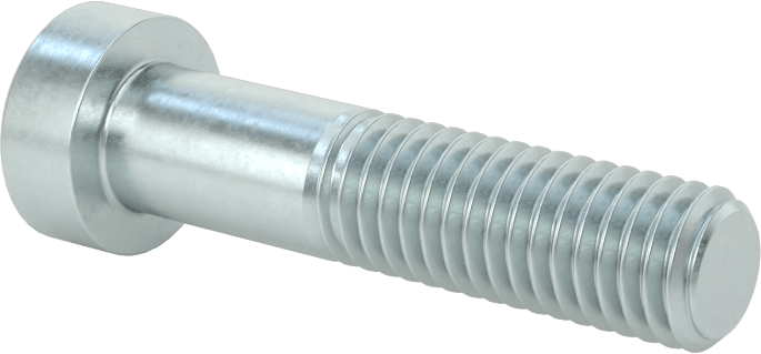 Alaşımlı Çelik Düşük Profilli Soket Başlı Vida, Girintili Altıgen, Çinko Kaplı 8.8 Çelik, M8 x 1.25mm, 35 mm Uzunluk