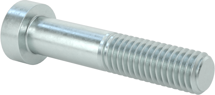 Alaşımlı Çelik Düşük Profilli Soket Başlı Vida, Girintili Altıgen, Çinko Kaplı 8.8 Çelik, M8 x 1.25mm, 40 mm Uzunluk
