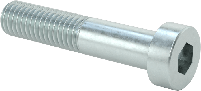 Alaşımlı Çelik Düşük Profilli Soket Başlı Vida, Girintili Altıgen, Çinko Kaplı 8.8 Çelik, M8 x 1.25mm, 40 mm Uzunluk