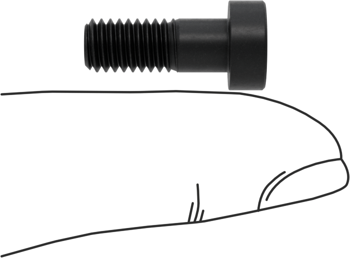 Alaşımlı Çelik Düşük Profilli Soket Başlı Vida, Girintili Altıgen, Siyah Oksit 10.9 Çelik, M6 x 1mm, 16 mm Uzunluk