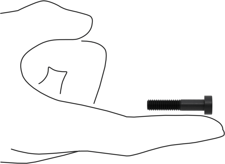 Alaşımlı Çelik Düşük Profilli Soket Başlı Vida, Girintili Altıgen, Siyah Oksit 10.9 Çelik, M6 x 1mm, 30 mm Uzunluk
