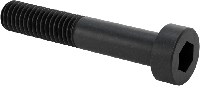 Alaşımlı Çelik Düşük Profilli Soket Başlı Vida, Girintili Altıgen, Siyah Oksit 10.9 Çelik, M6 x 1mm, 35 mm Uzunluk