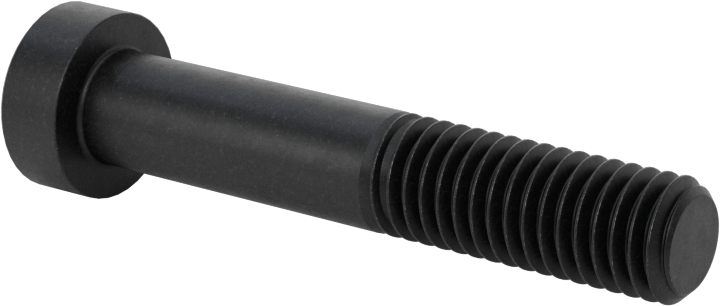 Alaşımlı Çelik Düşük Profilli Soket Başlı Vida, Girintili Altıgen, Siyah 10.9 Çelik, M8 x 1.25mm, 45 mm Uzunluk