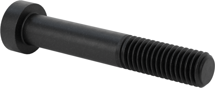 Alaşımlı Çelik Düşük Profilli Soket Başlı Vida, Girintili Altıgen, Siyah 10.9 Çelik, M8 x 1.25mm, 50 mm Uzunluk