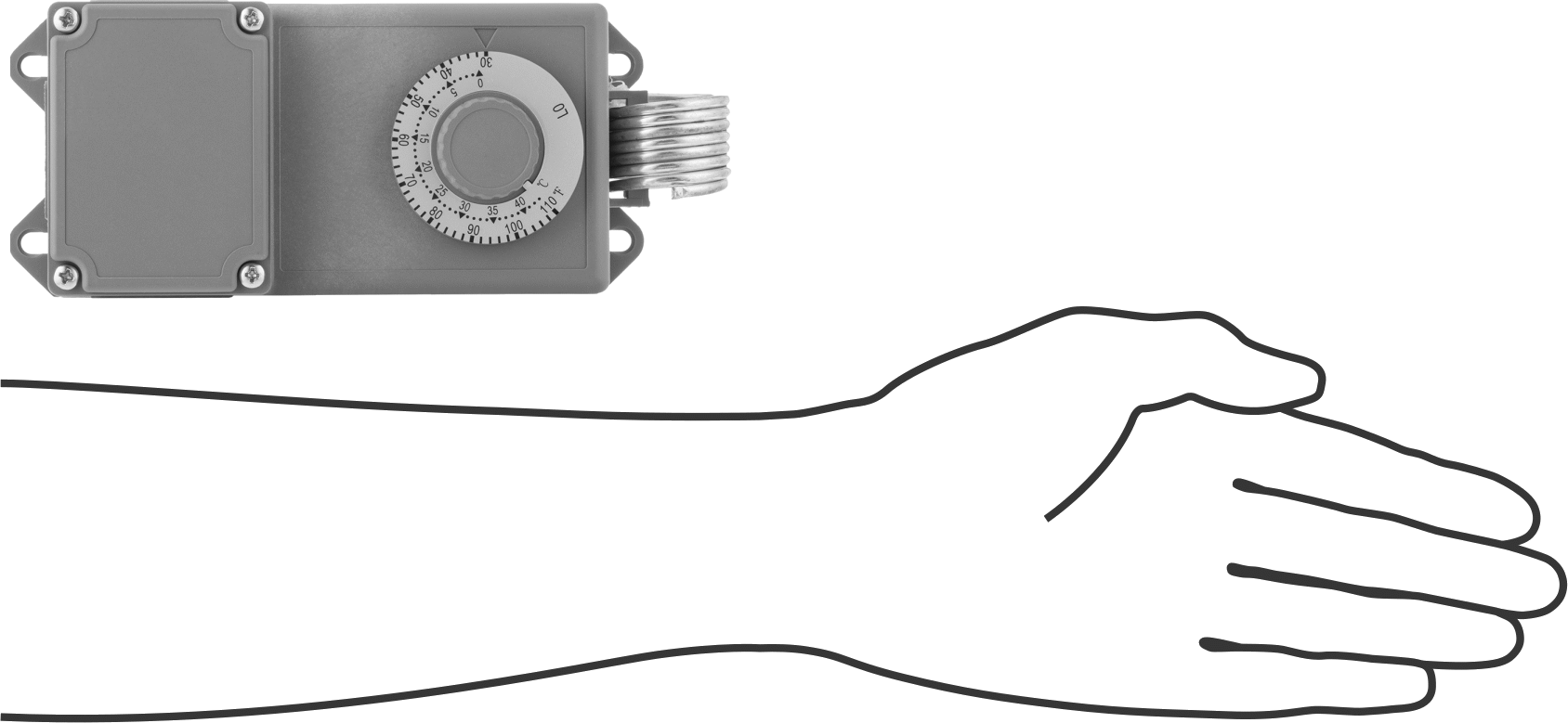 Islak Ortamlar İçin Hat Gerilimli Termostatlar, 120V AC ila 277V AC, SPDT Anahtarı