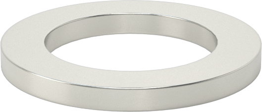 1008-1010 Karbon Çelik Geniş Kenarlı Şim, 0,134“ Kalınlık x 1” İç Çap x 1-1/2" Dış Çap