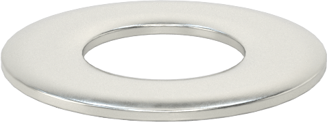 1008-1010 Karbon Çelik Geniş Kenarlı Şim, 0,048 inç Kalınlık x 3/8 inç İç Çap x 3/4 inç Dış Çap