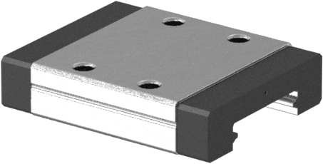 Korozyona Dayanıklı Bilyalı Rulman Taşıyıcı, 14 mm Genişlikte Ray için