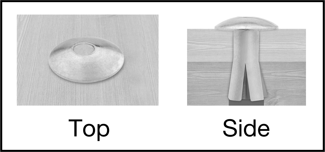 Installed in a Closed-End Hole