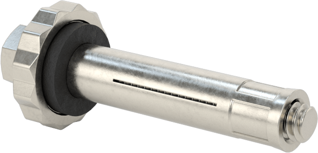 Altıgen Tahrikli Perçinler, Çelik, 5/16" Altıgen Genişlik, 0,062“-0,25” Malzeme Kalınlığı için