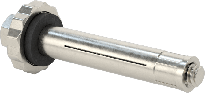 Altıgen Tahrikli Perçinler, Çelik, 5/16" Altıgen Genişlik, 0,25“ - 0,5” Malzeme Kalınlığı için