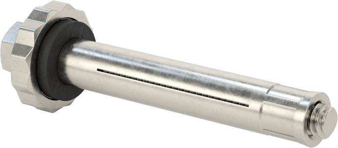 Altıgen Tahrikli Perçinler, Çelik, 5/16" Altıgen Genişlik, 0,5“-0,75” Malzeme Kalınlığı için