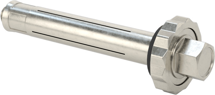 Altıgen Tahrikli Perçinler, Çelik, 5/16" Altıgen Genişlik, 0,5“-0,75” Malzeme Kalınlığı için