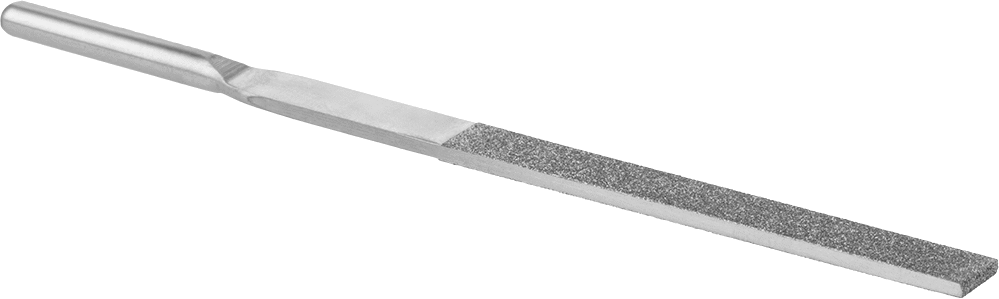 1,772" Uzunluğunda Elmas Yüzeyli Elmas Törpü, Dikdörtgen, 3-3/8“ Uzunluk x 0,189” Genişlik, İnce Yüzey için