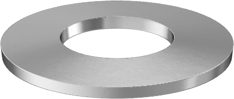 Korozyona Dayanıklı Belleville Disk Yayı, 0,164" Mil Çapı için, 0.164" ID, 0.343" OD, 0,0190 inç Kalınlık