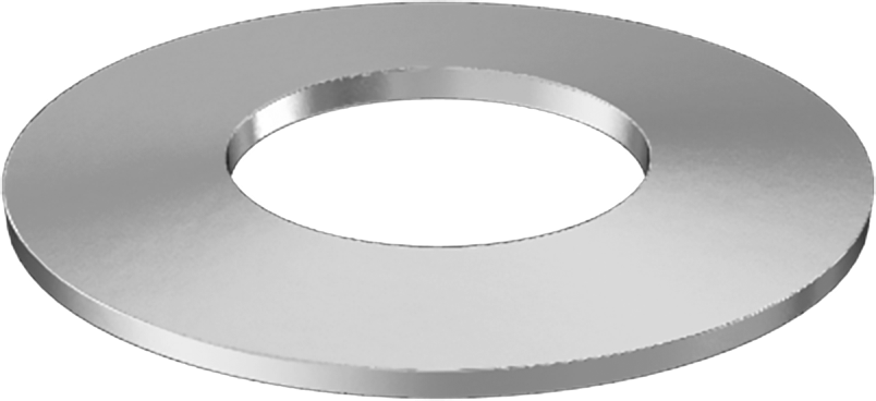 Korozyona Dayanıklı Belleville Disk Yayı, 0,164" Mil Çapı için, 0.164" ID, 0.343" OD, 0,0130 inç Kalınlık