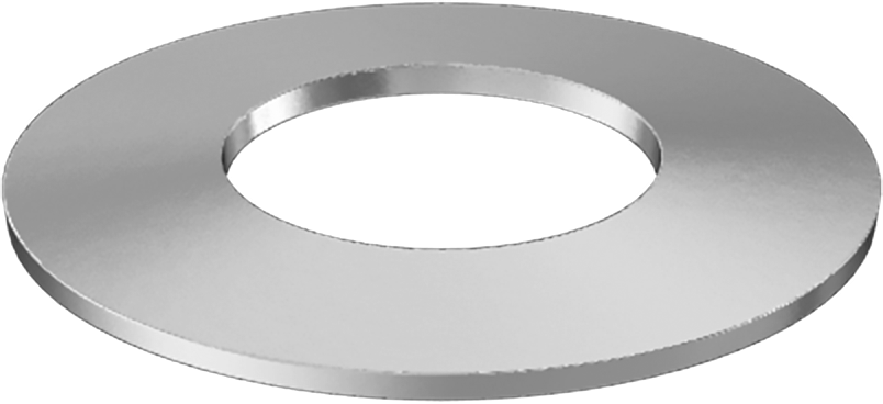 Korozyona Dayanıklı Belleville Disk Yayı, 0,138" Mil Çapı için, 0.138" ID, 0.281" OD, 0,0100 inç Kalınlık