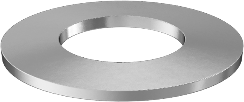 Korozyona Dayanıklı Belleville Disk Yayı, 1/4" Mil Çapı için, 0.255" ID, 0.5" OD, 0,0250 inç Kalınlık