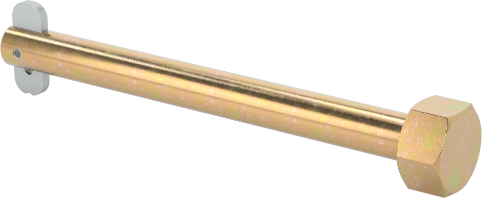 Toggle'lı Çatal Pimi, 1/2" Çap, 5 inç Kullanılabilir Uzunluk