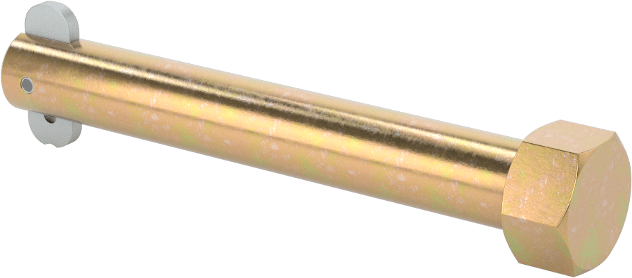 Toggle'lı Çatal Pimi, 5/8" Çap, 4" Kullanılabilir Uzunluk
