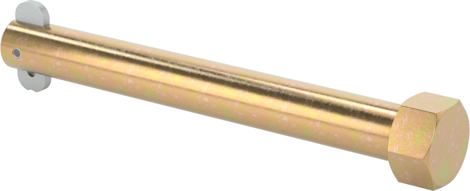 Toggle'lı Çatal Pimi, 5/8" Çap, 5 inç Kullanılabilir Uzunluk