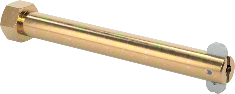 Toggle'lı Çatal Pimi, 5/8" Çap, 5 inç Kullanılabilir Uzunluk