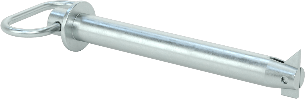 Toggle'lı Çatal Pimi, Döngü Tutamak, Çinko Kaplamalı Karbon Çelik, 13/16" Çap, 6,25" Uzunluk