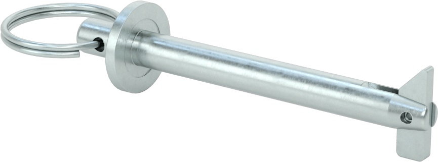 Toggle'lı Çatal Pimi, Halka Tutucu, Çinko Kaplamalı Karbon Çelik, 10 mm Çap, 70 mm Uzunluk