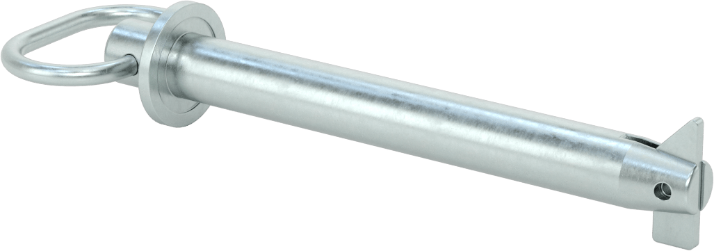 Toggle'lı Çatal Pimi, Döngü Tutamak, Çinko Kaplamalı Karbon Çelik, 20 mm Çap, 150 mm Uzunluk