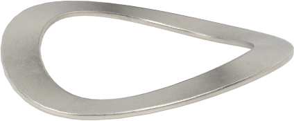Dalgalı Disk Yay, Korozyona Dayanıklı, 0.134" ID, 0.183" OD, 0,0035" Kalınlık